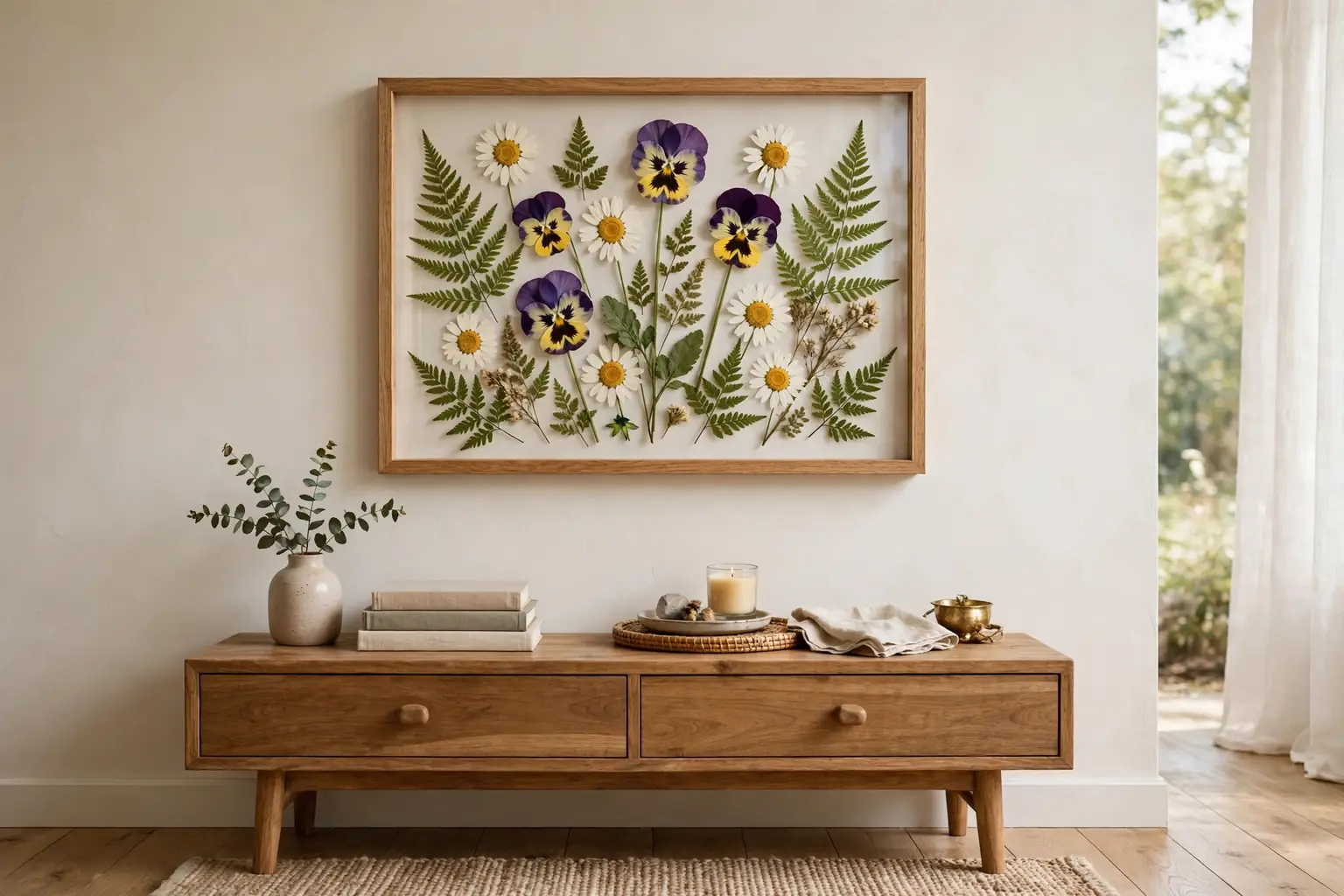 How to Press Flowers for Framed Art and Home Decor Projects