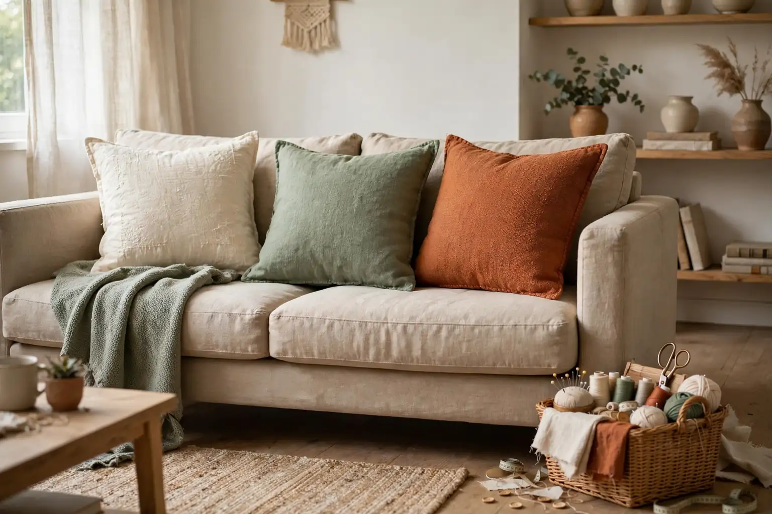 How to Make Pillow Covers for an Affordable Decor Update