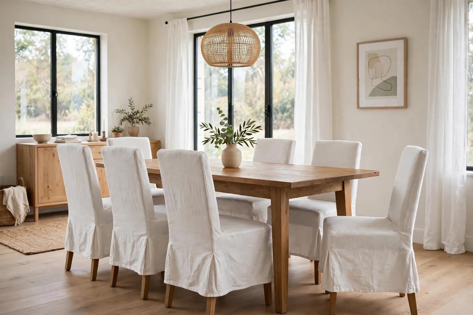 17 Chair Slipcover Ideas to Refresh Your Dining and Living Spaces