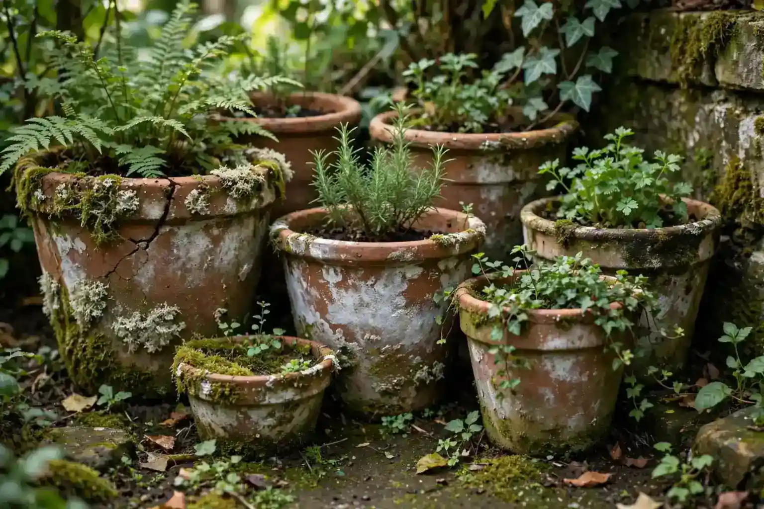 How to Age Terracotta Pots for a Weathered Garden Look