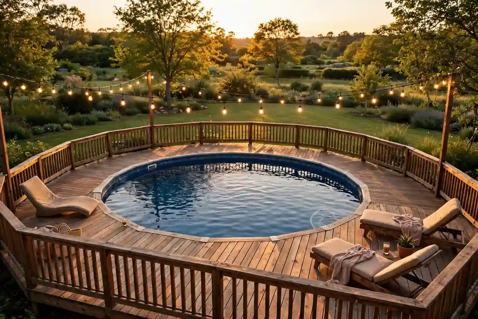 16 Above Ground Pool Deck Ideas to Refresh Your Space