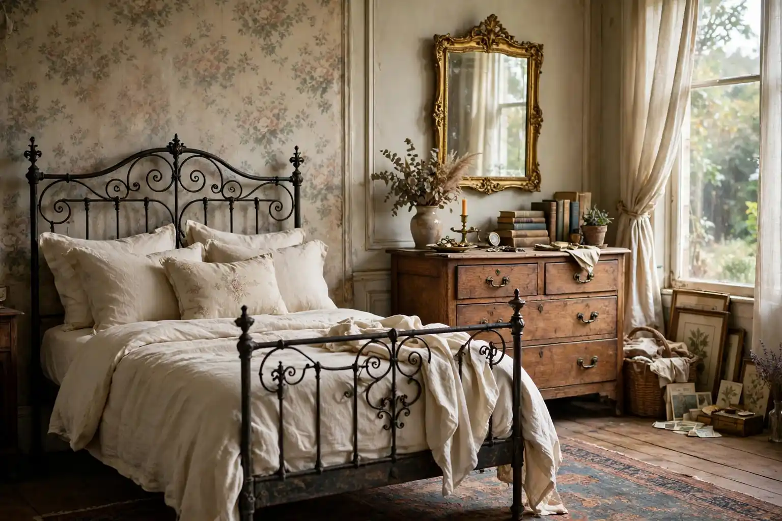 33 Aesthetic Vintage Inspired Bedroom Design Ideas to Save for Later