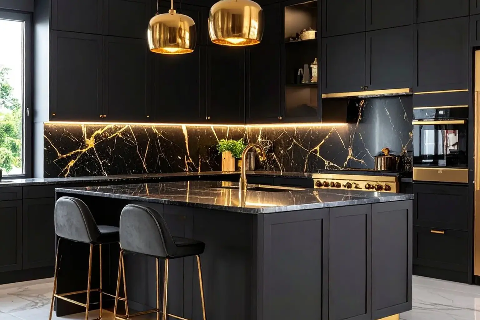 22 Black and Gold Kitchen Ideas for a Stylish Room That Works