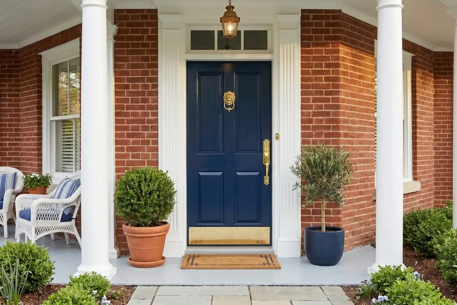 34 Blue Front Door Colors to Refresh Your Home’s Look