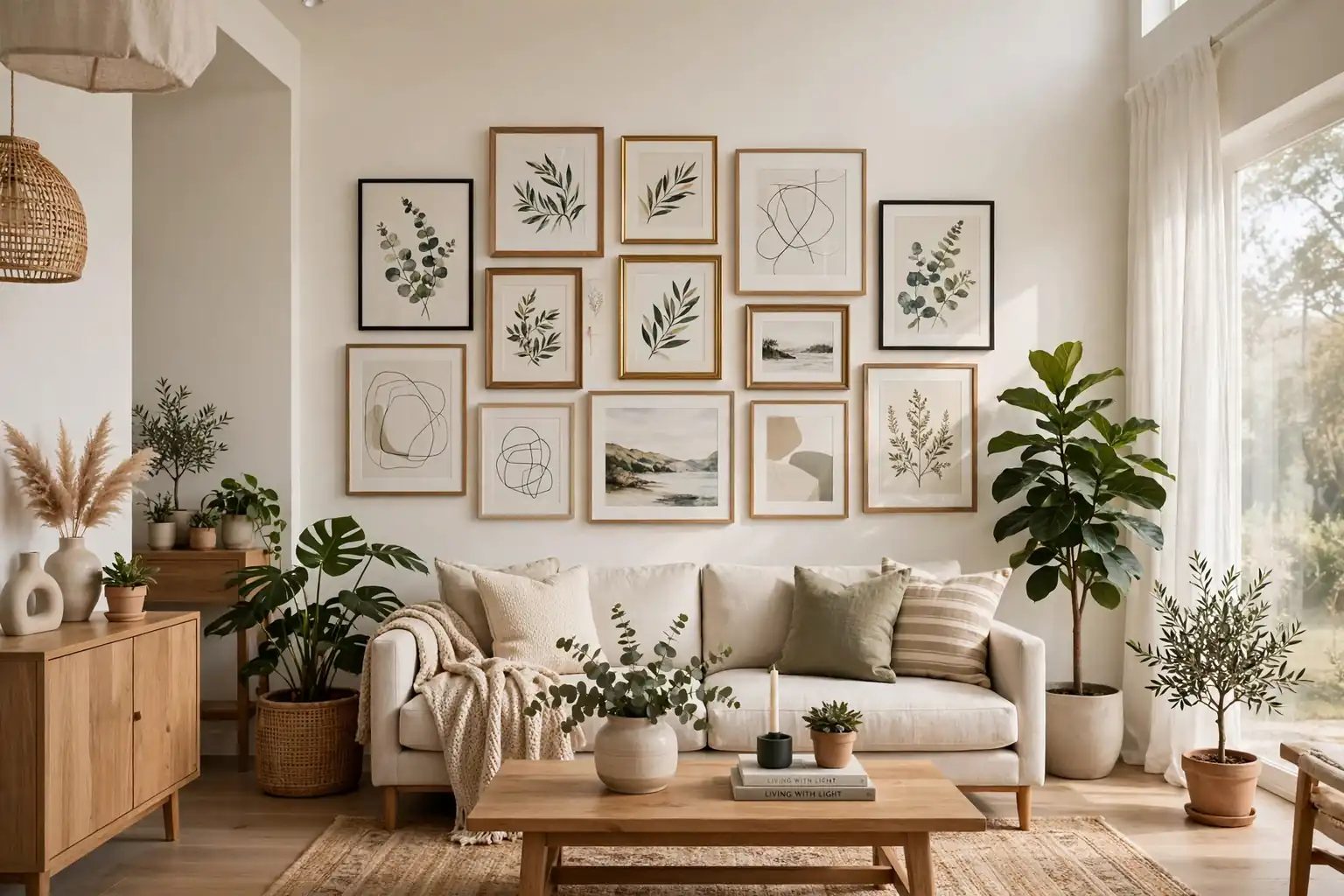13 Chic Picture Wall Ideas for Living Room to Save for Later