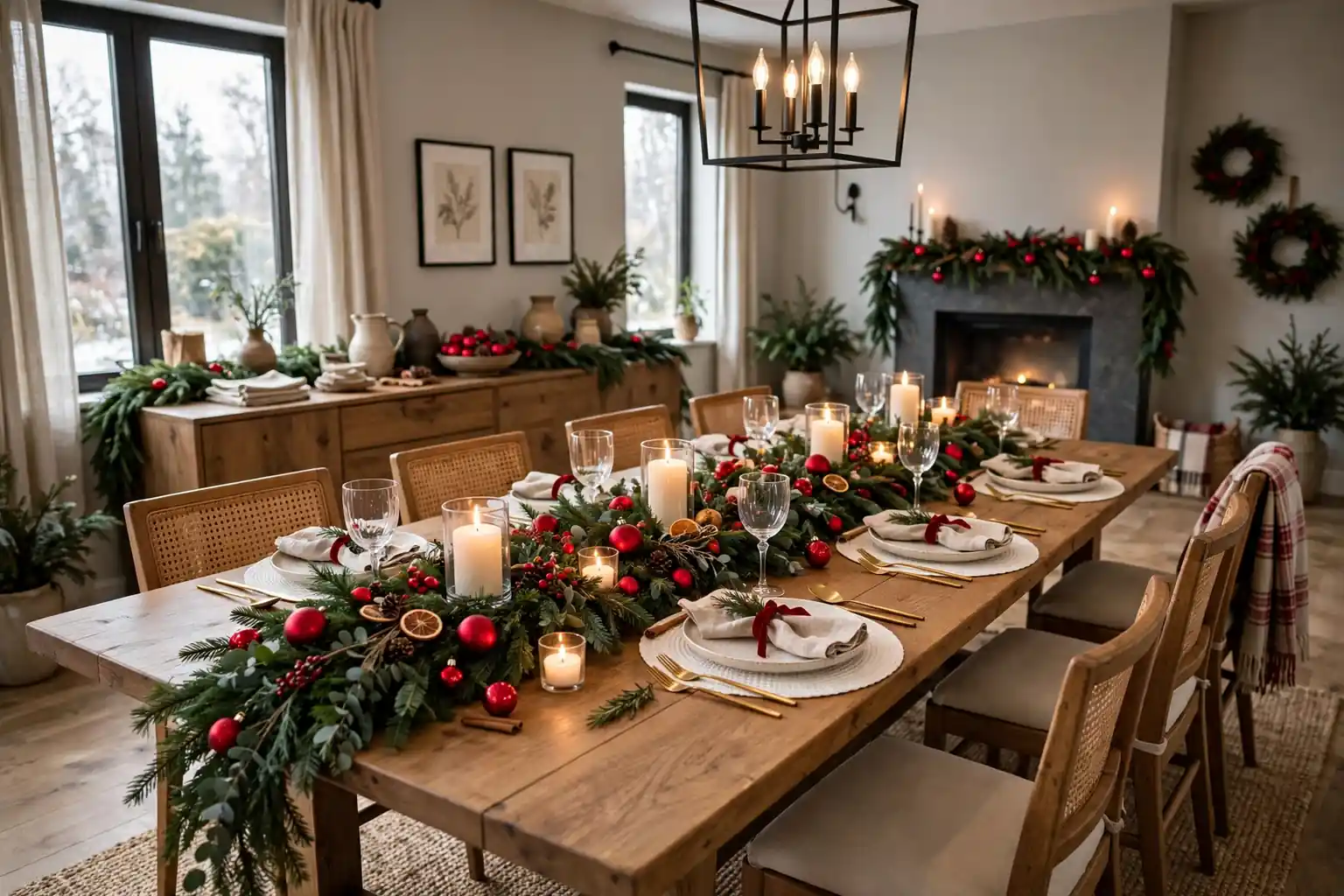 23 Christmas Dining Table Decoration Ideas for Festive Gatherings