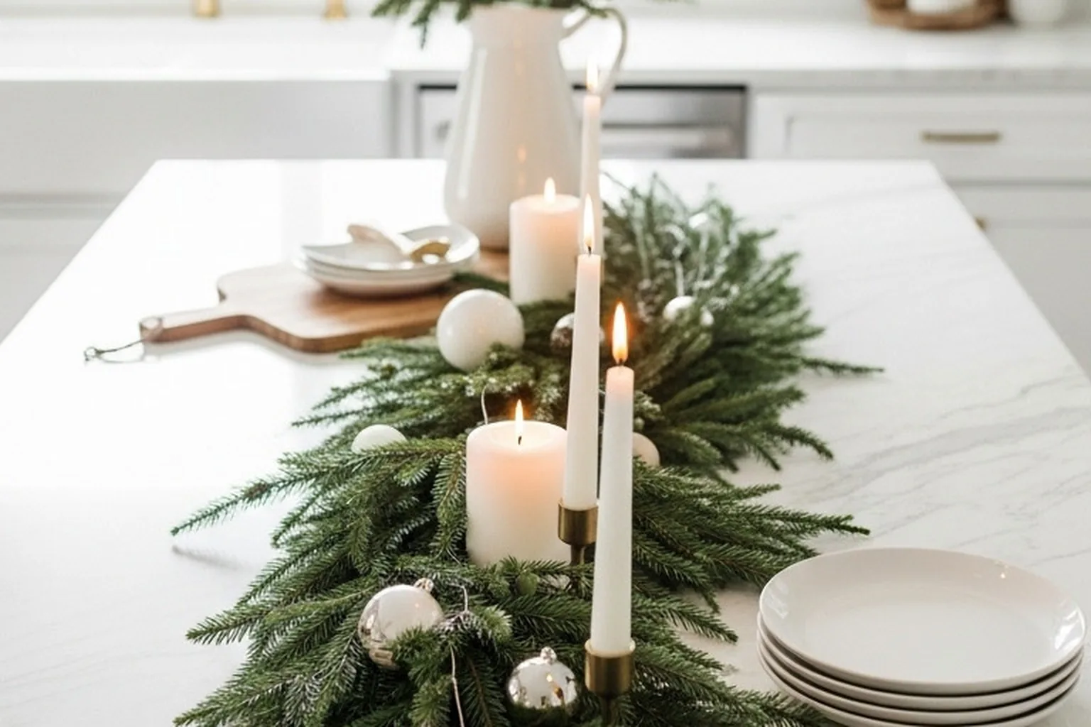 22 Christmas Kitchen Island Decor Ideas for a Cozy Seasonal Update