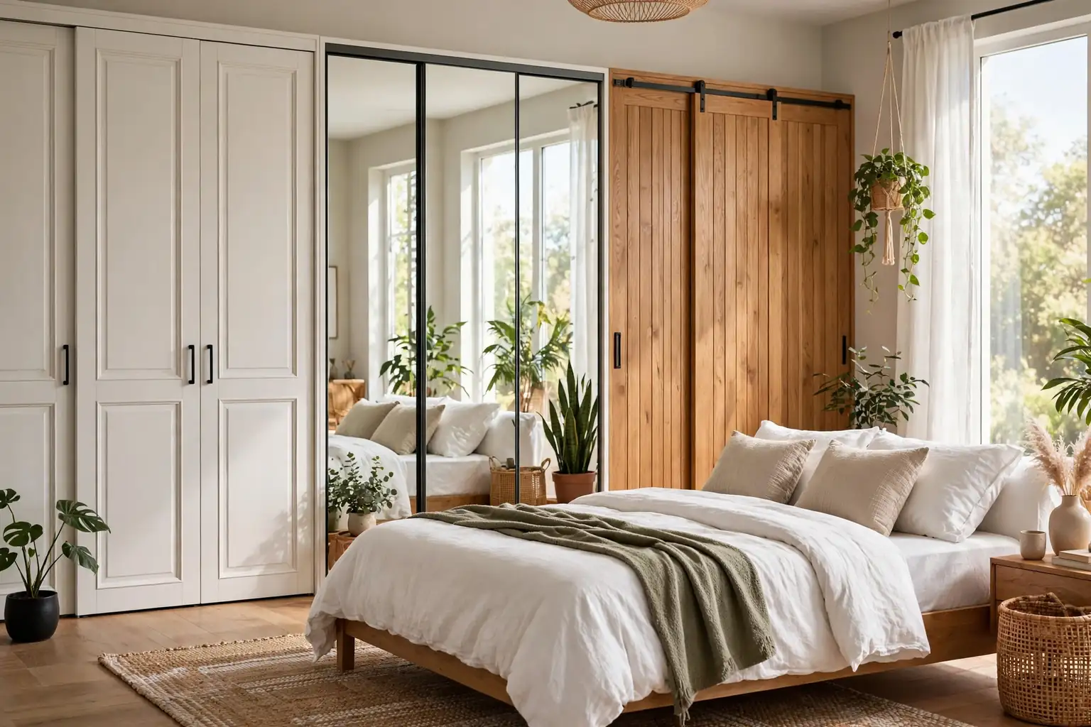 22 Closet Door Ideas That Bring Practical Style Home