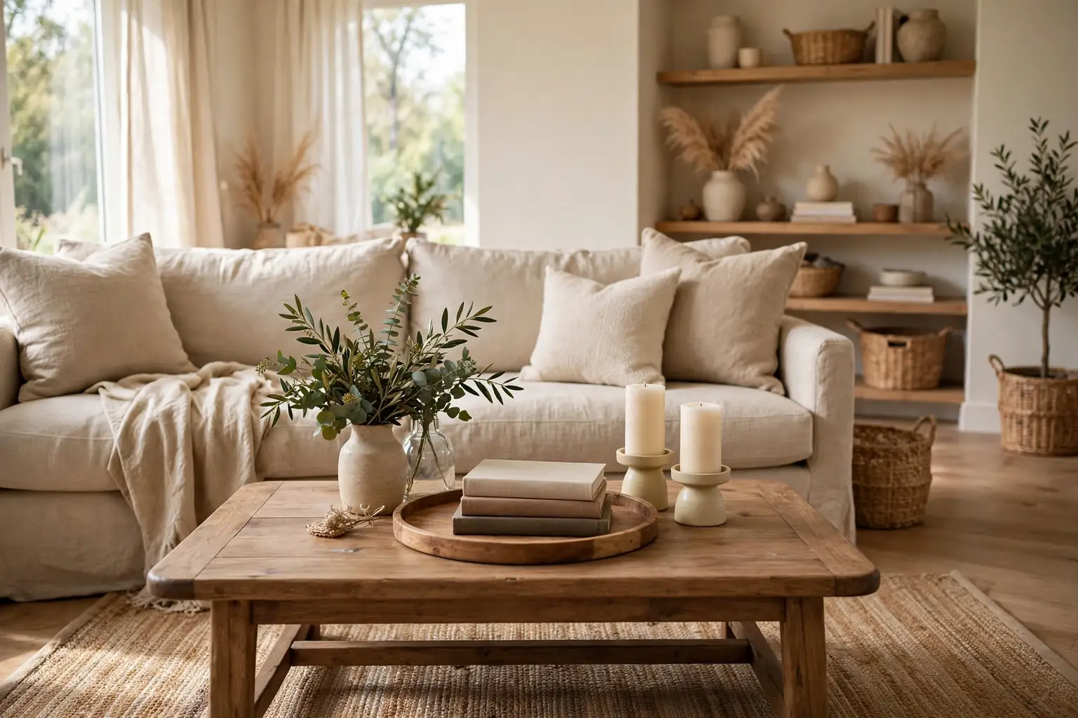 34 Coffee Table Arrangement Ideas for a Cozy Seasonal Update