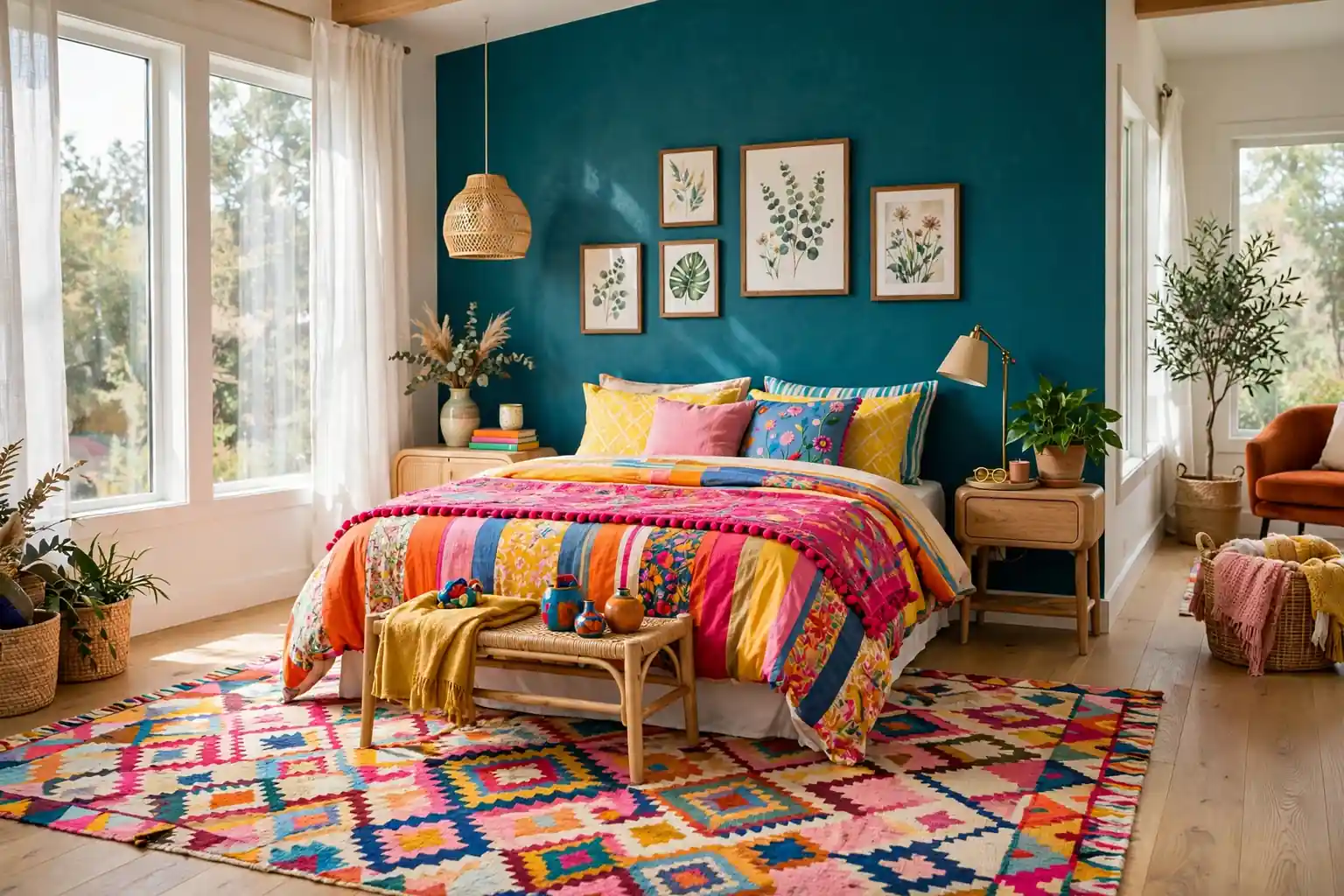 28 Colorful Bedroom Ideas That Feel Both Cozy and Current