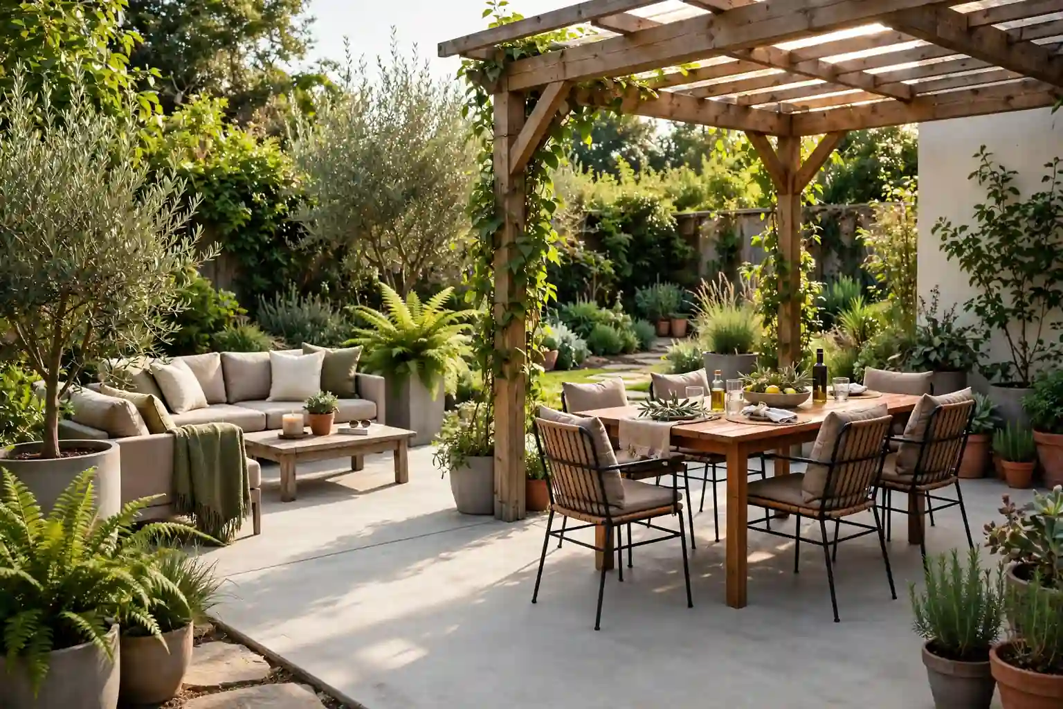32 Concrete Patio Ideas for a Fresh Take on Your Home