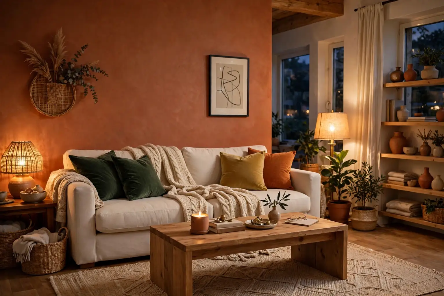 25 Cozy Room Decorating Ideas Using Color, Texture, and Lighting