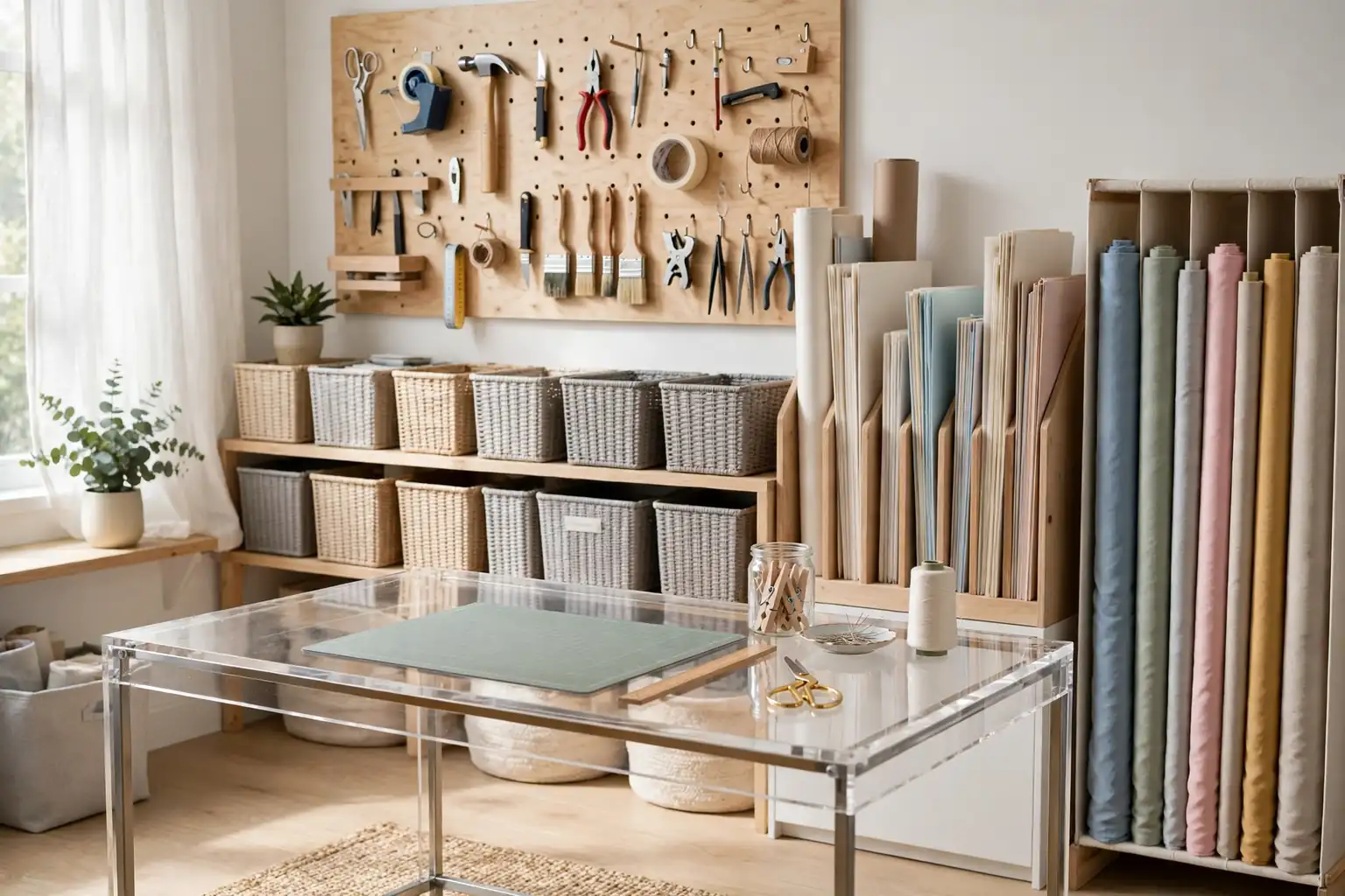 23 Craft Room Organization Ideas for Supplies of Every Size