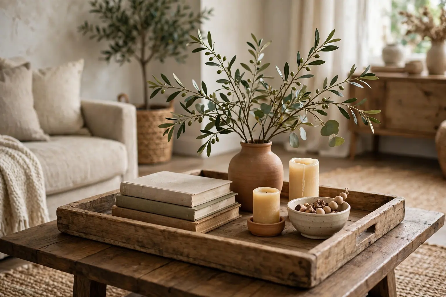 21 Decorative Tray Ideas for Coffee Tables, Consoles, and Counters