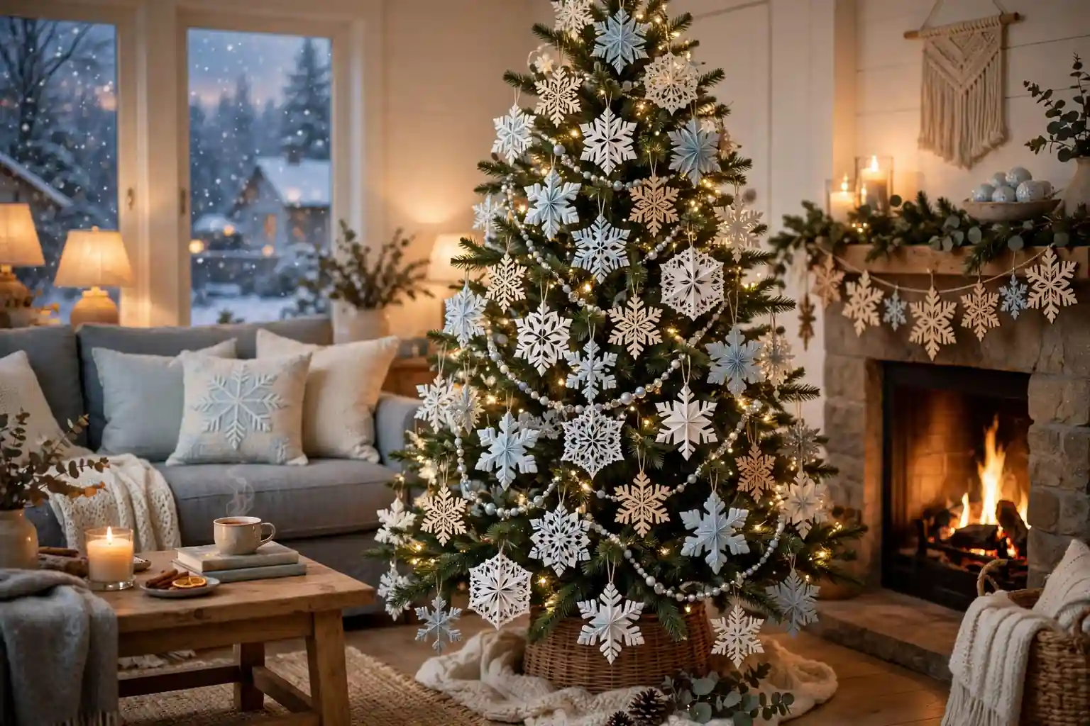 19 DIY Snowflake Ornament Ideas for a Winter Tree