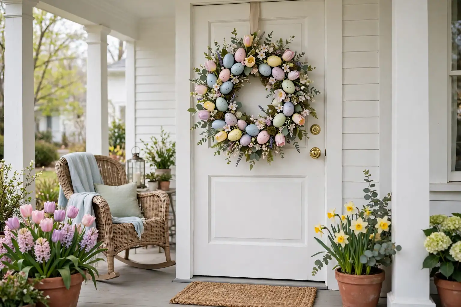 30 Easter Door Hanger Ideas for a Warm, Inviting Home