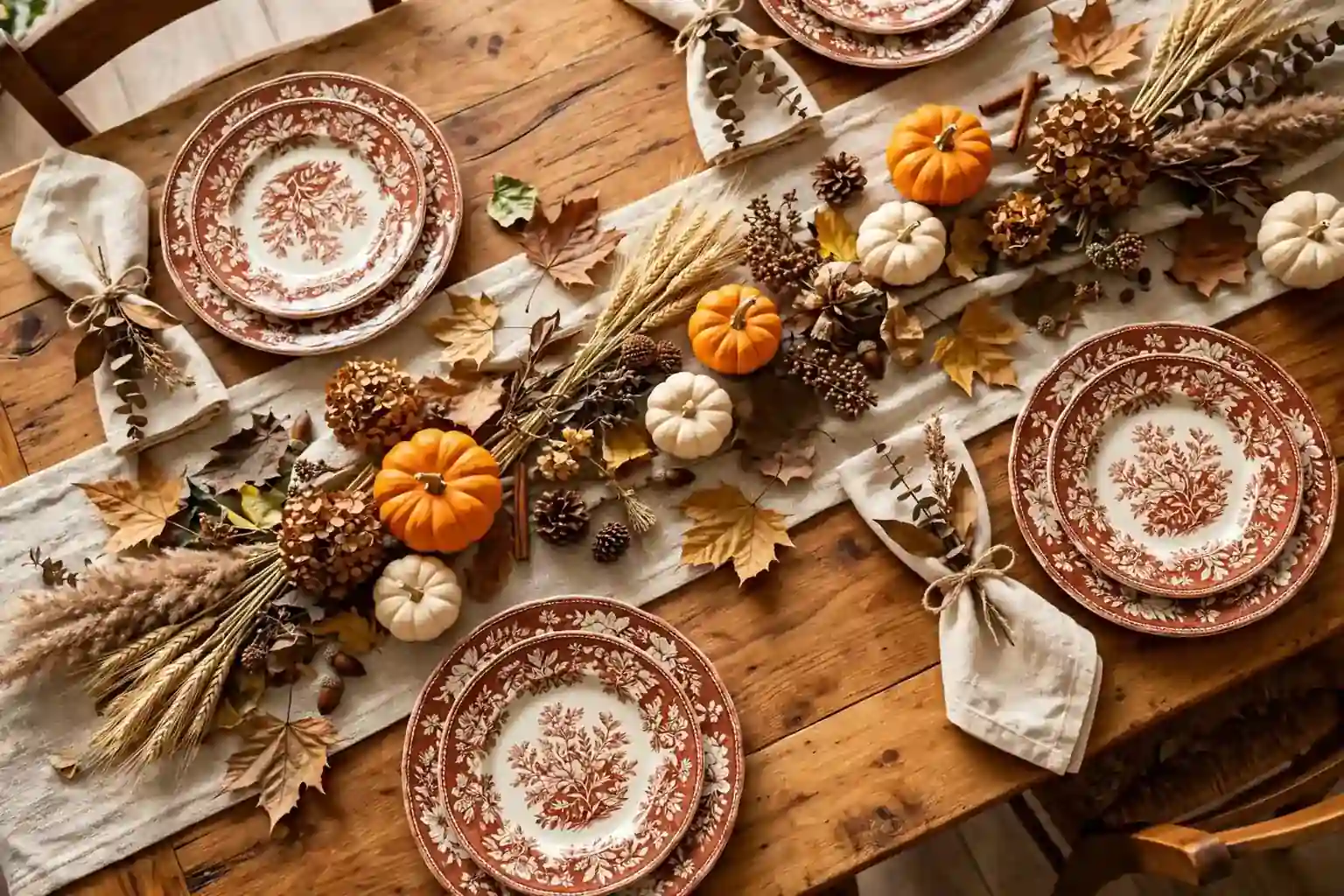 13 Ways to Style Fall Decorative Plates Around Your Home