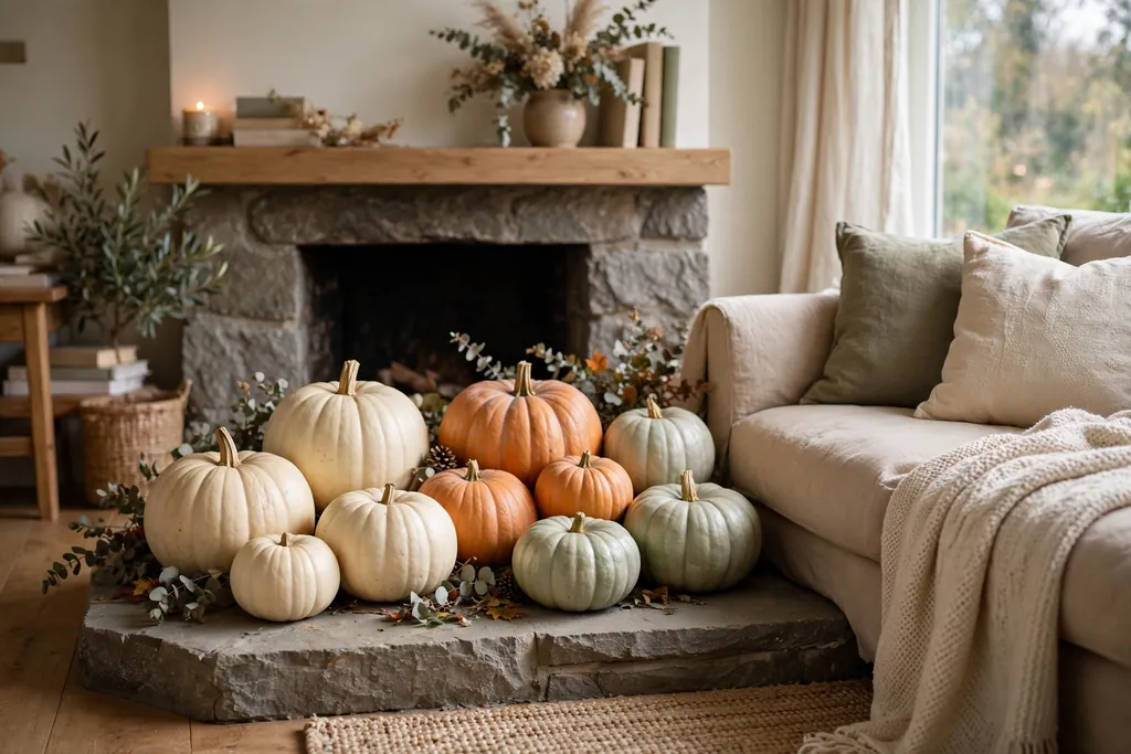 Pumpkins in cream