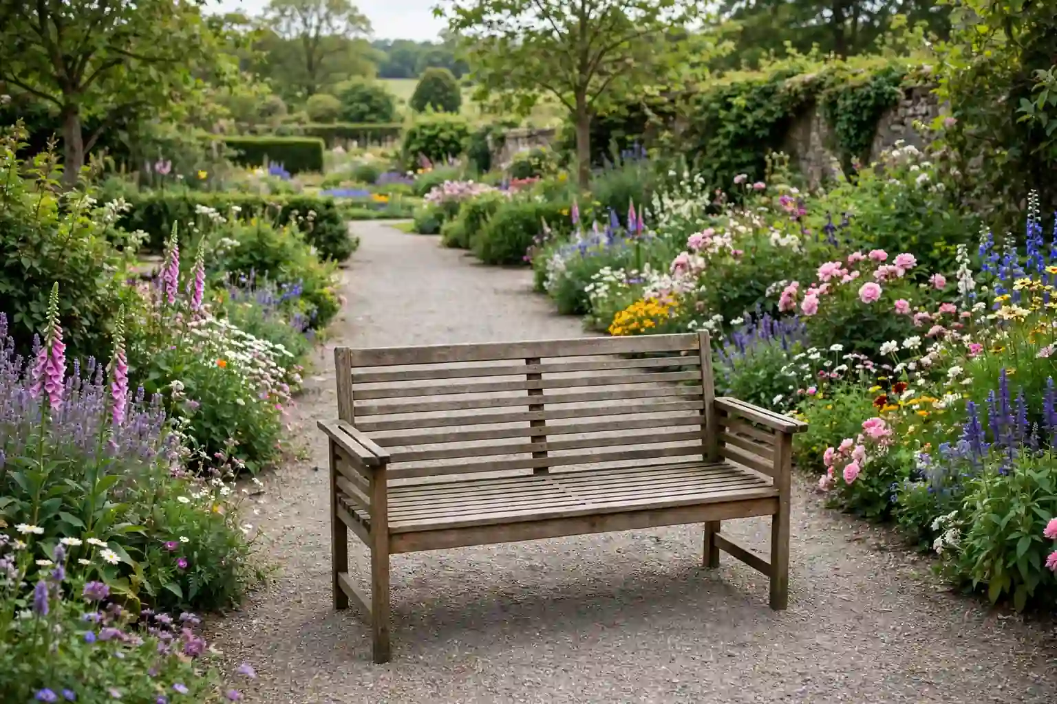 14 Garden Bench Ideas for a Relaxed, Pulled-Together Home