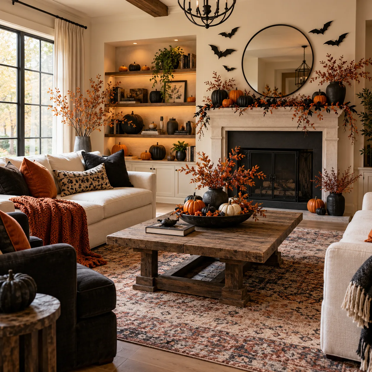 18 Halloween Living Room Decor Ideas With Cozy Character