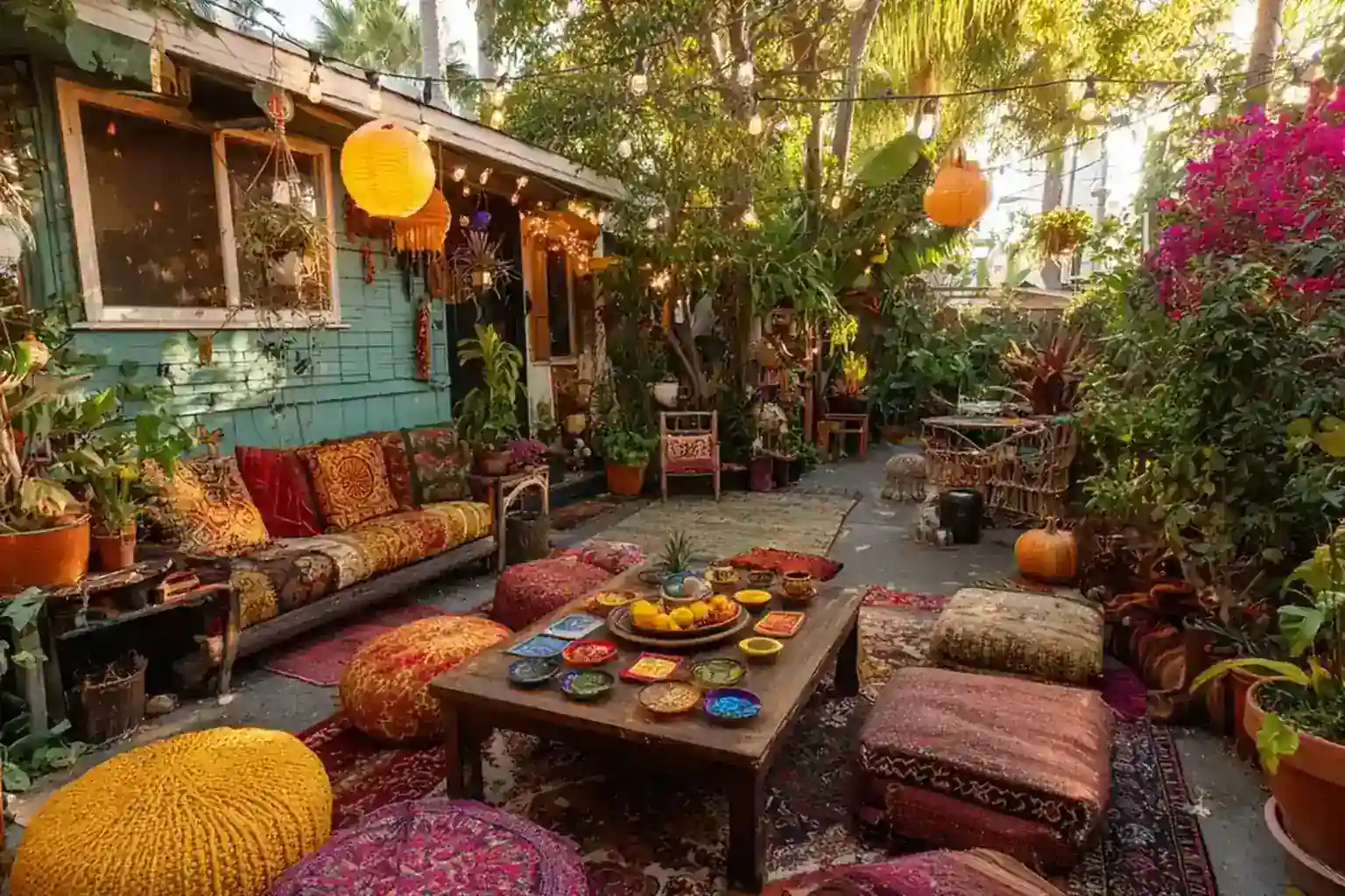 24 Hippie Garden Ideas to Give Your Space a New Look