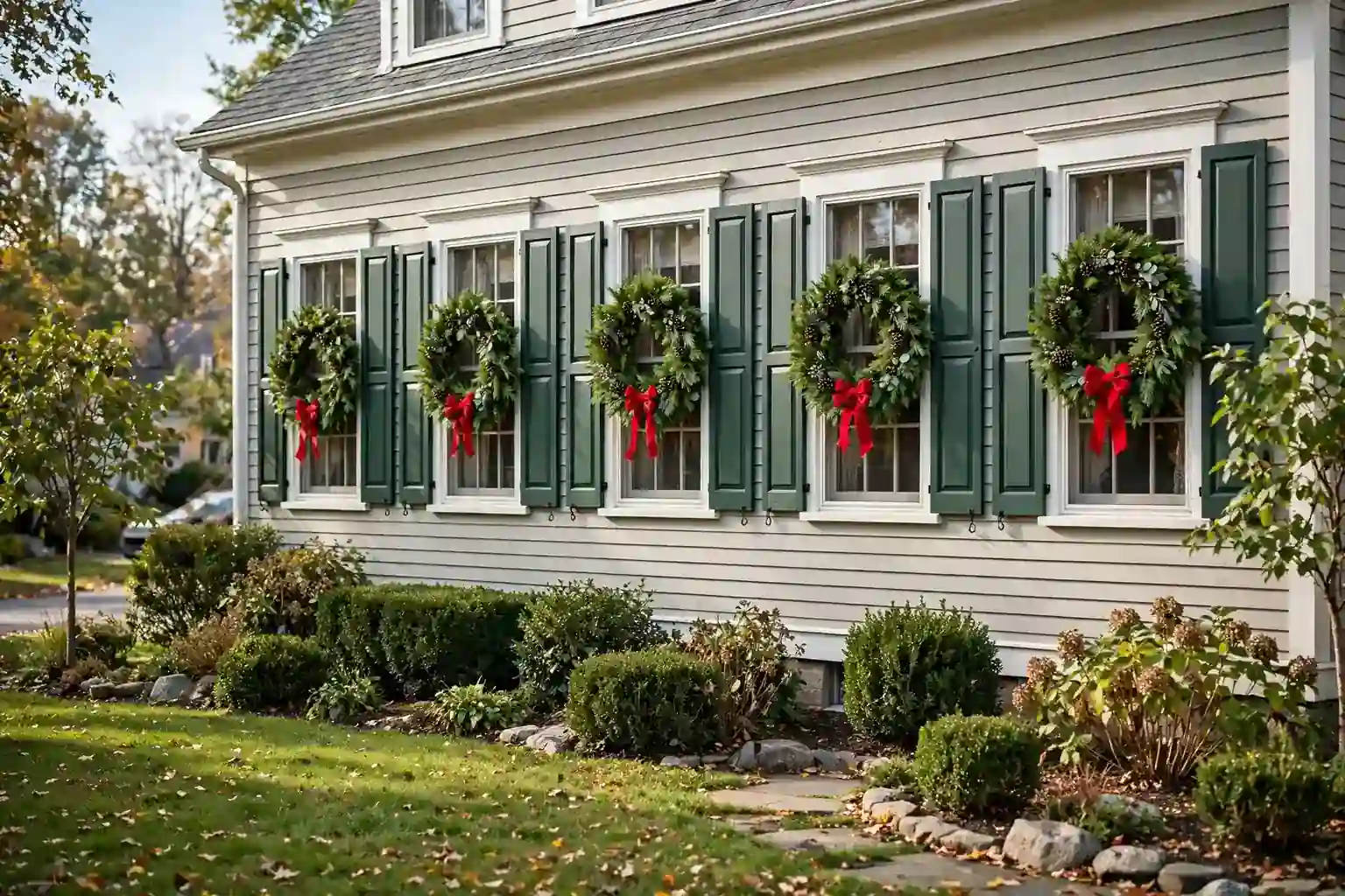 How to Hang Wreaths on Exterior Windows Securely