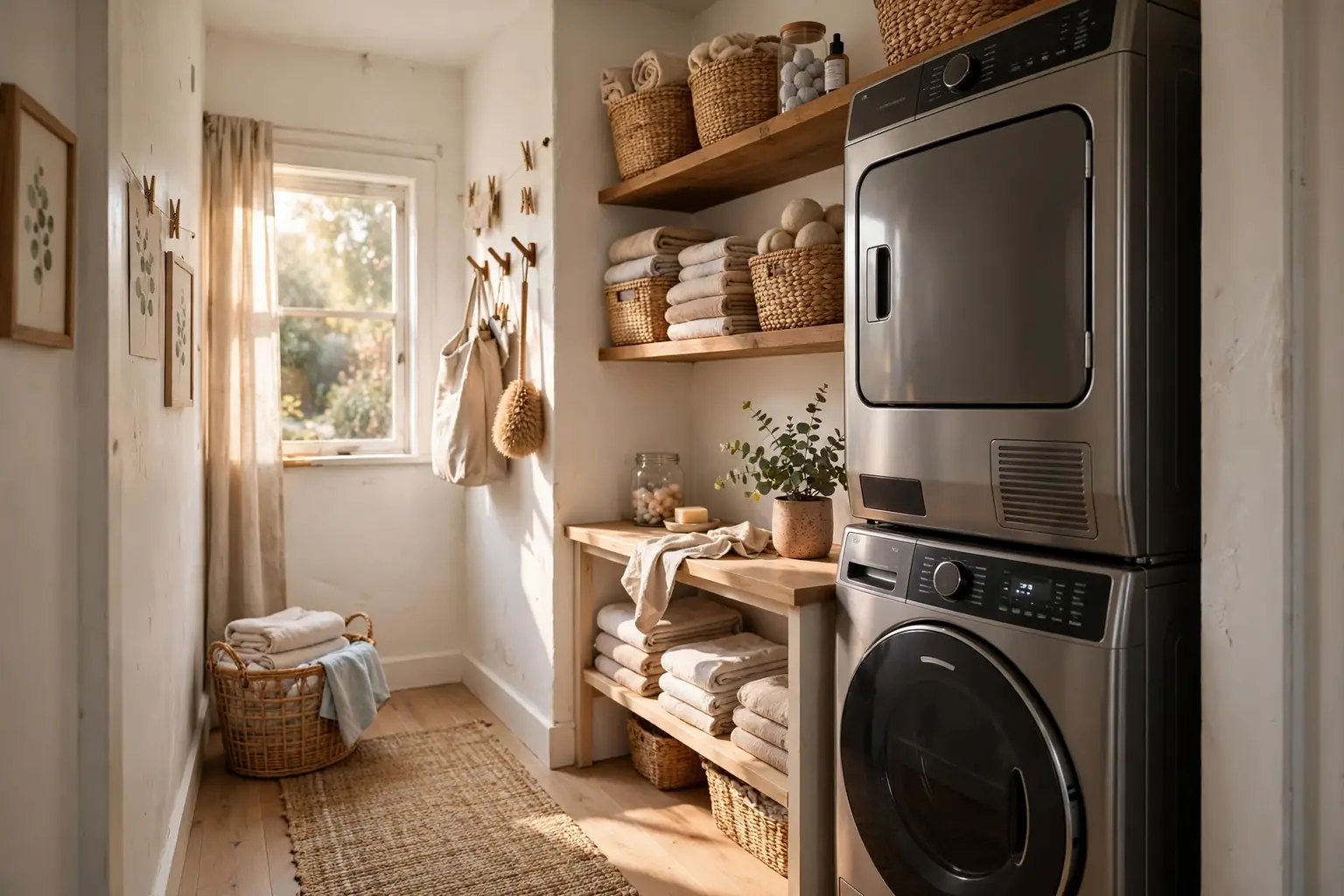24 Narrow Laundry Room Ideas for a Welcoming, Lived-In Look