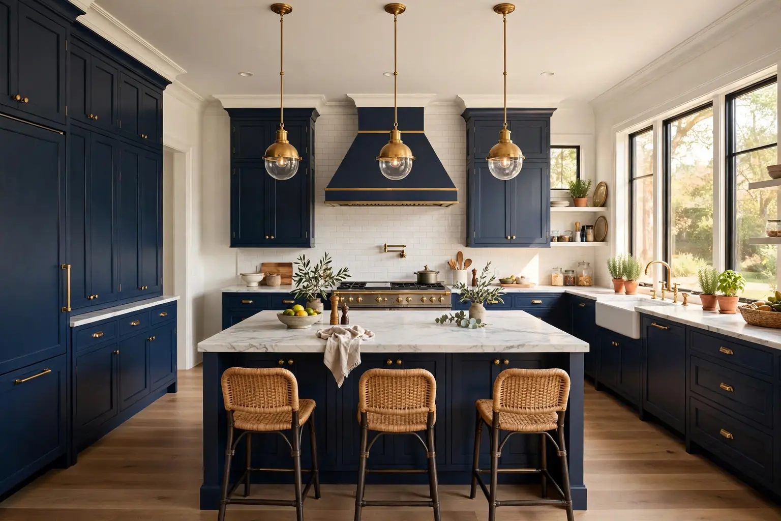 31 Navy Blue Kitchen Cabinet Ideas to Give Your Space a New Look