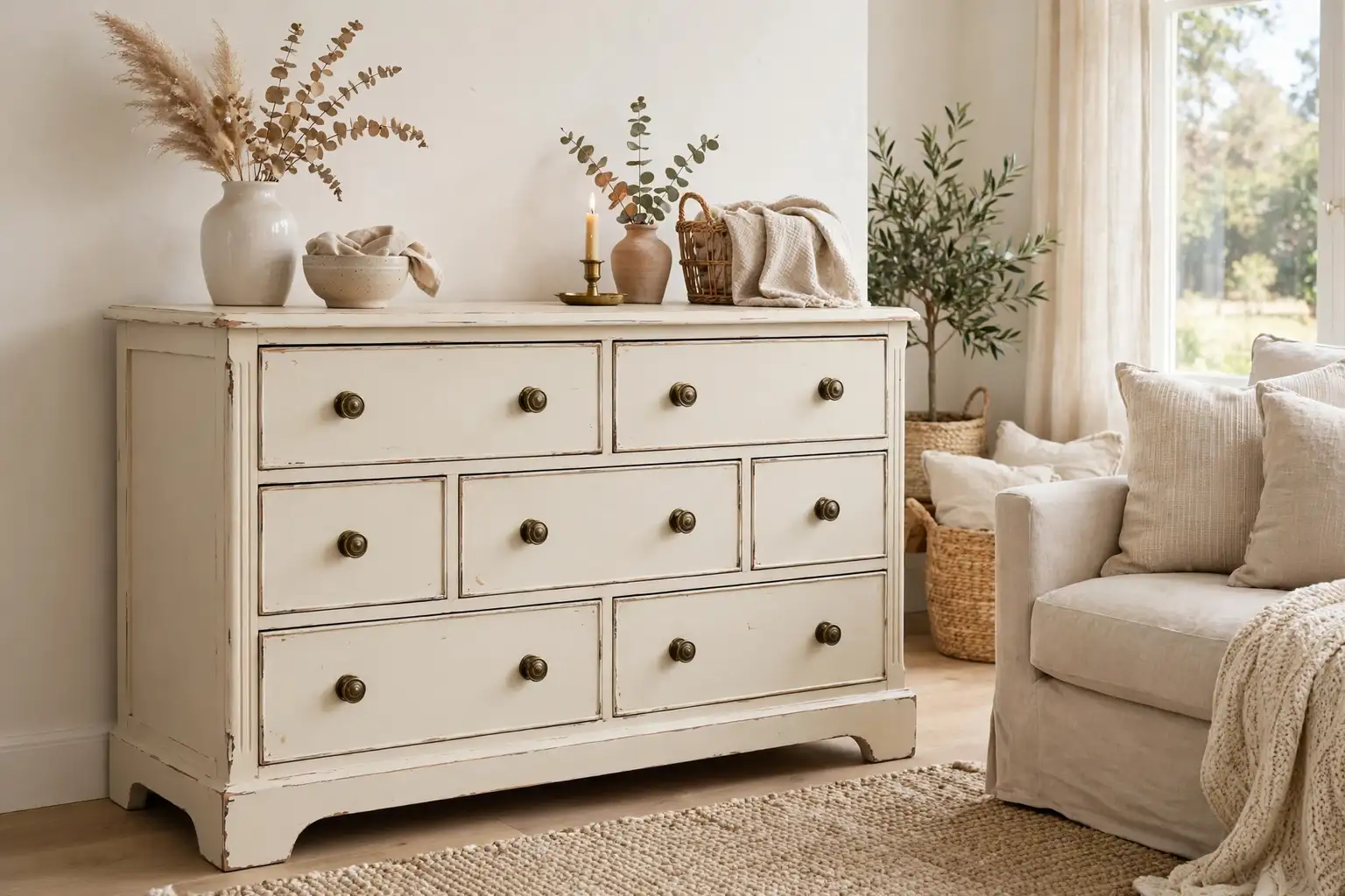 How to Paint Furniture with Milk Paint for a Soft Vintage Finish