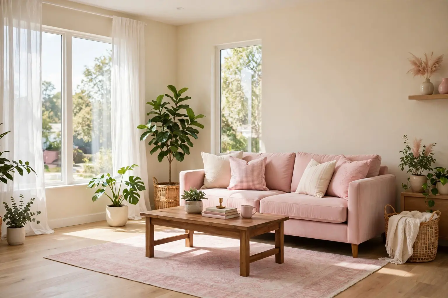 26 Pink Living Room Decor Ideas for a Warm, Inviting Home