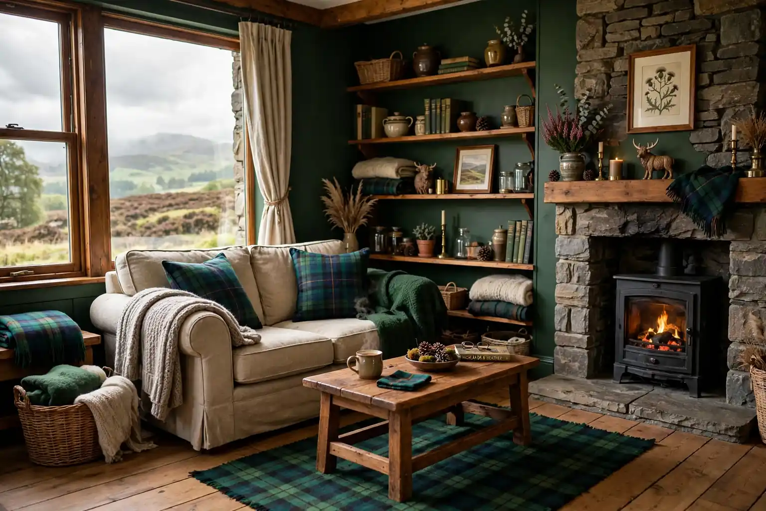 24 Scottish Highland Home Decor Ideas to Make Small Spaces Work Harder