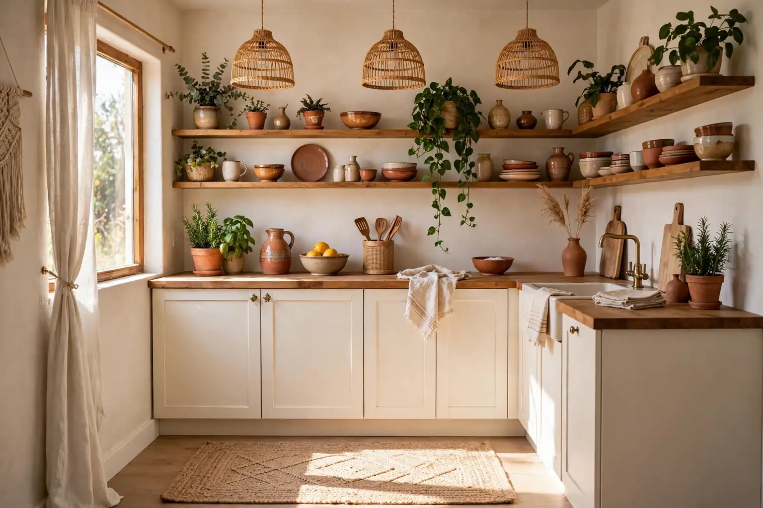 13 Small Boho Kitchen Ideas for a Stylish Room That Works