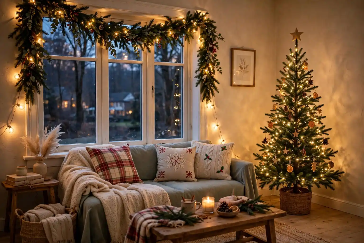 19 Small Living Room Christmas Decoration Ideas That Save Space