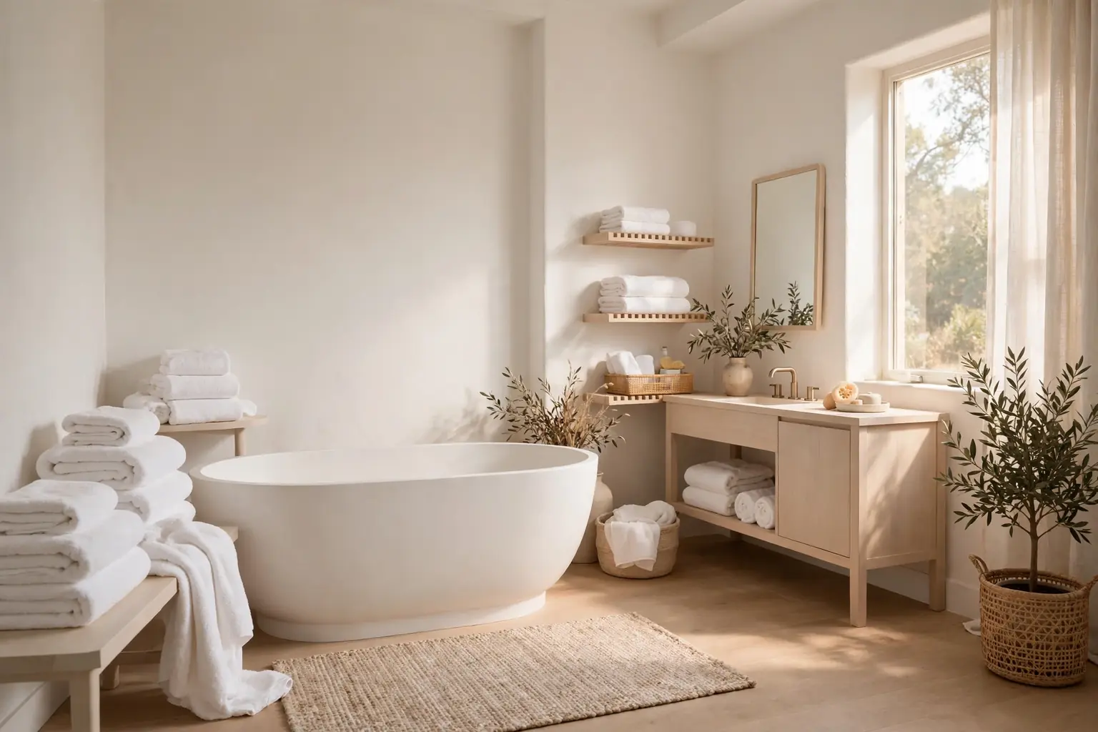 31 Soft Bathroom Ideas for a Stylish Room That Works