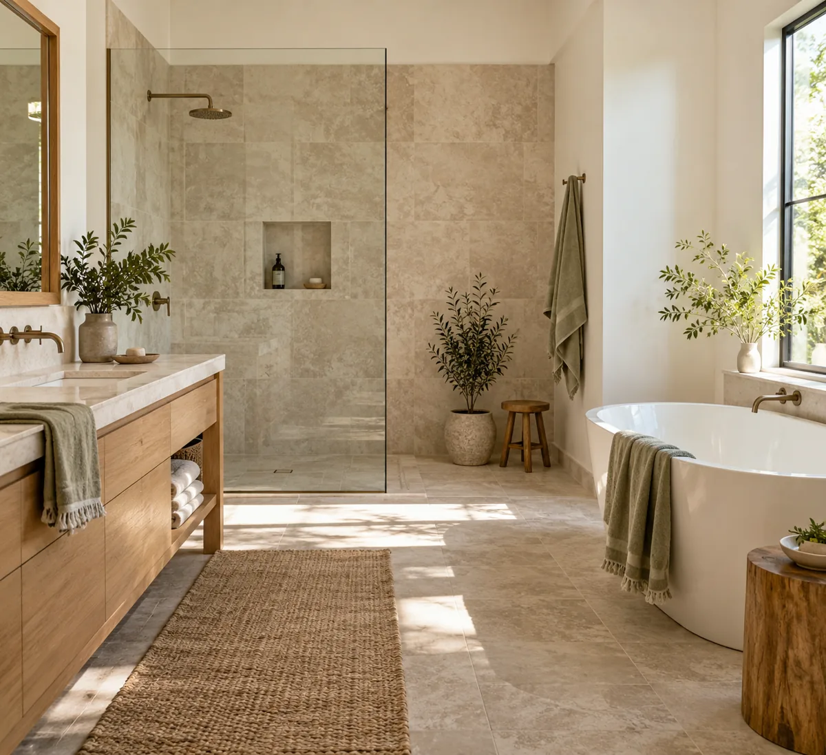 14 Cozy Spa Bathroom Ideas for an Easier Evening Reset