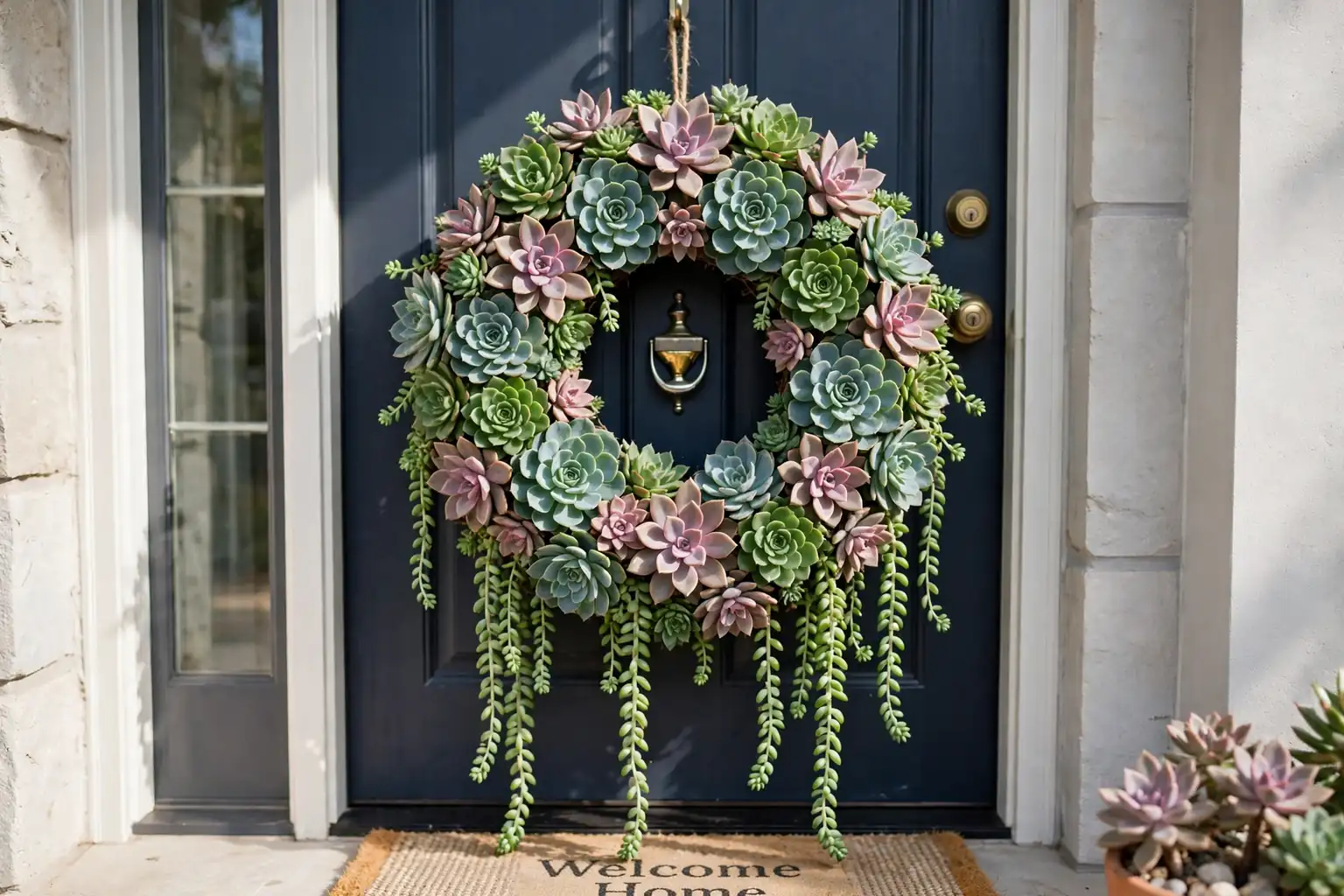 How to Make a Succulent Wreath and Keep It Looking Fresh