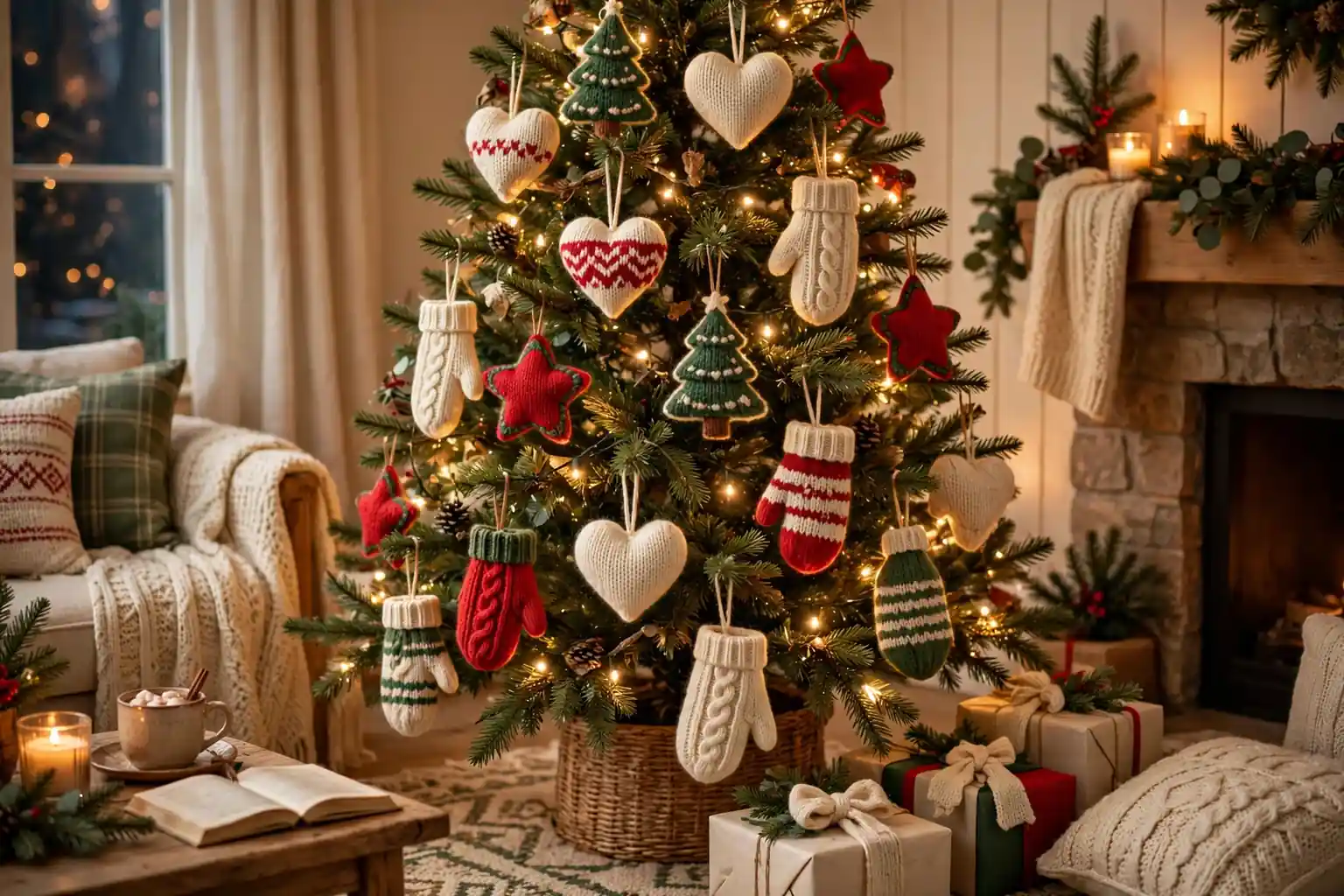 How to Make Sweater Ornaments from Old Knitwear