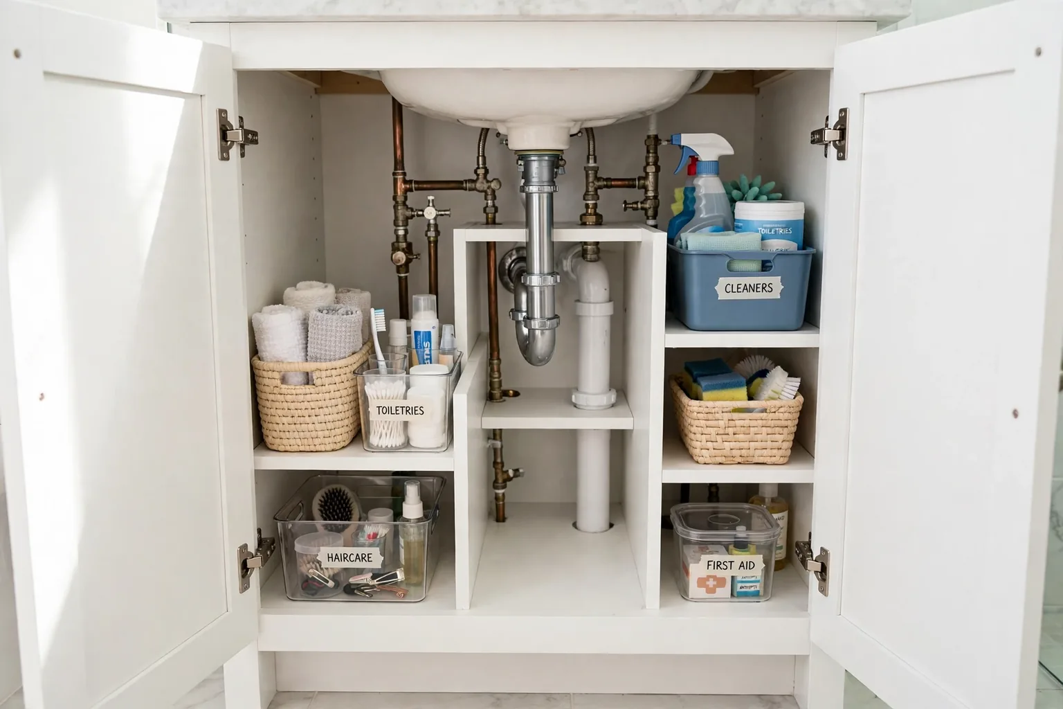 30 Under Sink Organization Ideas for Bathroom for Small Spaces