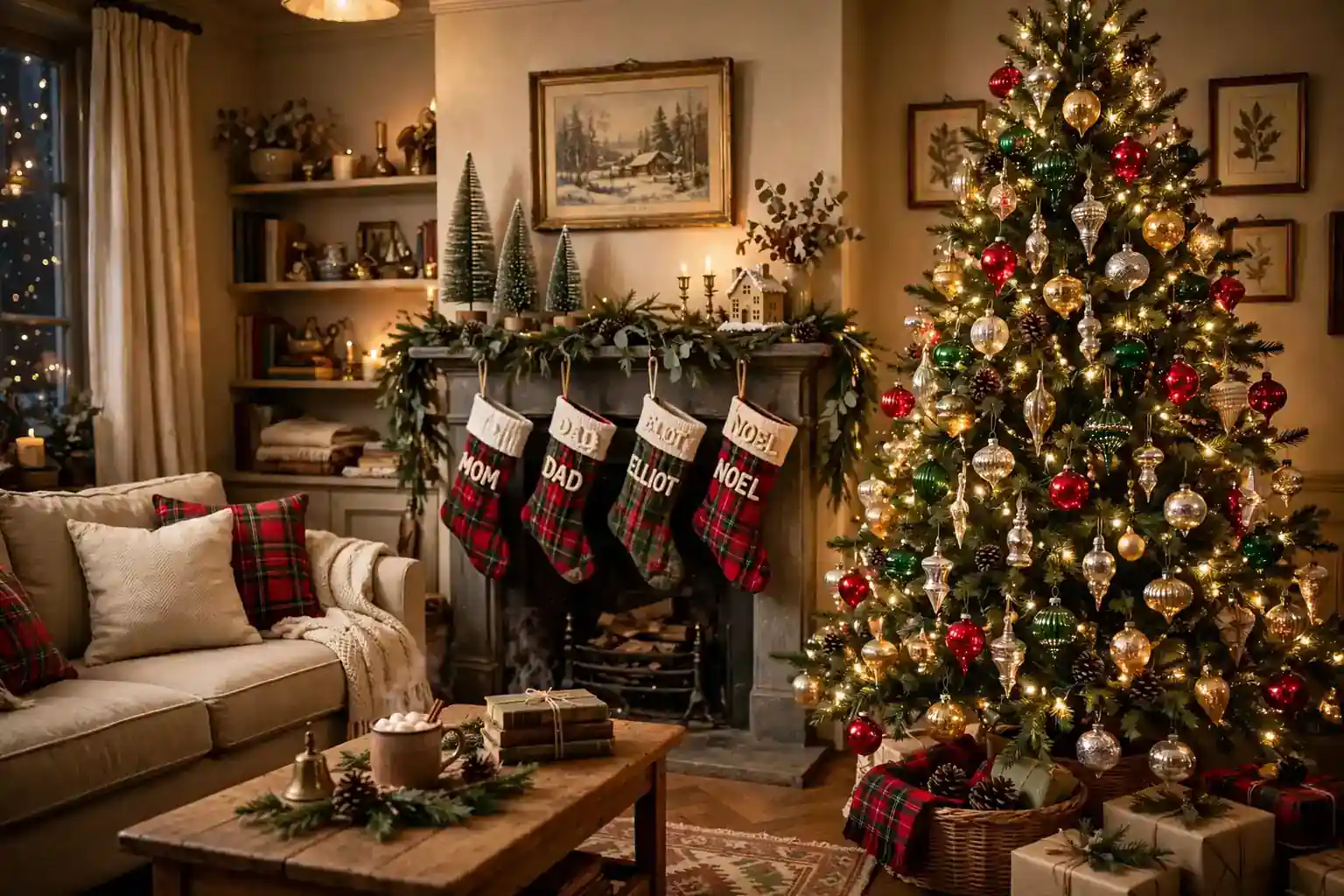 25 Vintage Christmas Decor Ideas with Nostalgic Charm