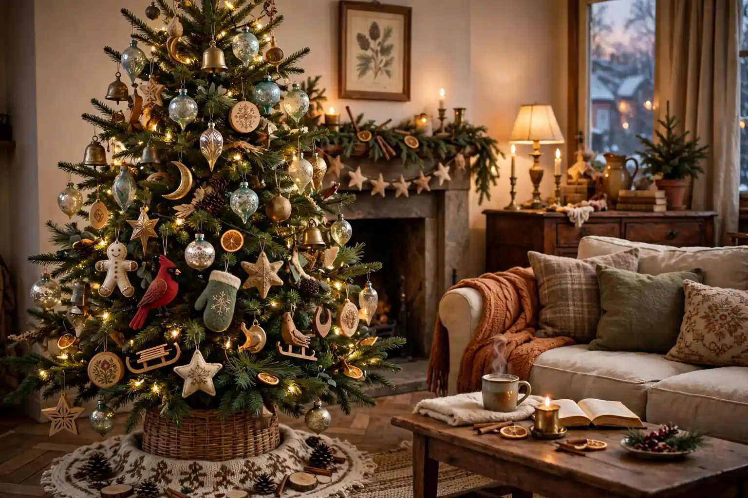 19 Vintage Inspired Christmas Ornament Ideas to Make or Style