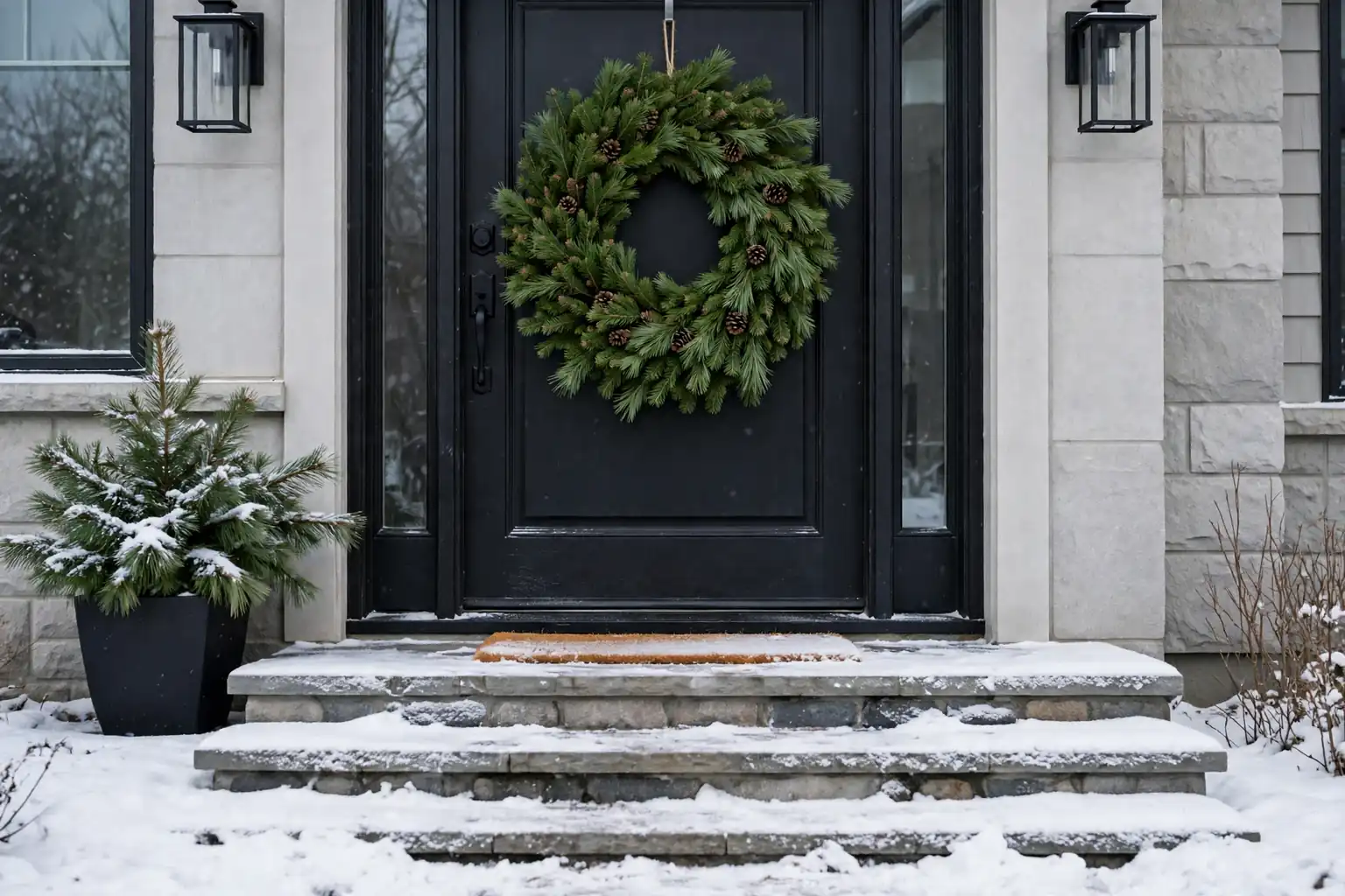 19 Winter Wreath Ideas to Display After Christmas
