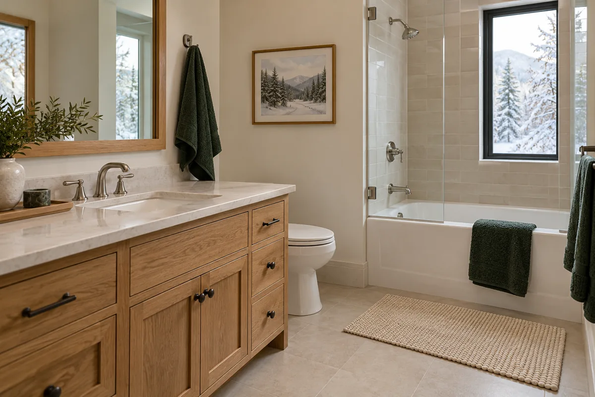 18 Winter Bathroom Decor Ideas for a Softer Daily Routine