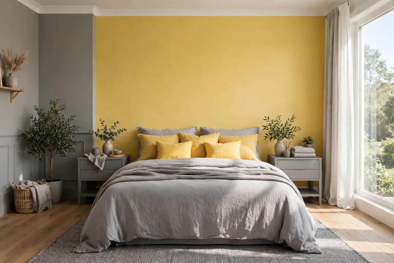 30 Yellow and Grey Bedroom Decor Ideas to Inspire You