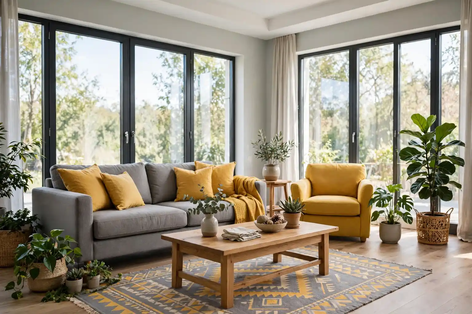 14 Yellow and Grey Living Room Decor Ideas to Save for Later